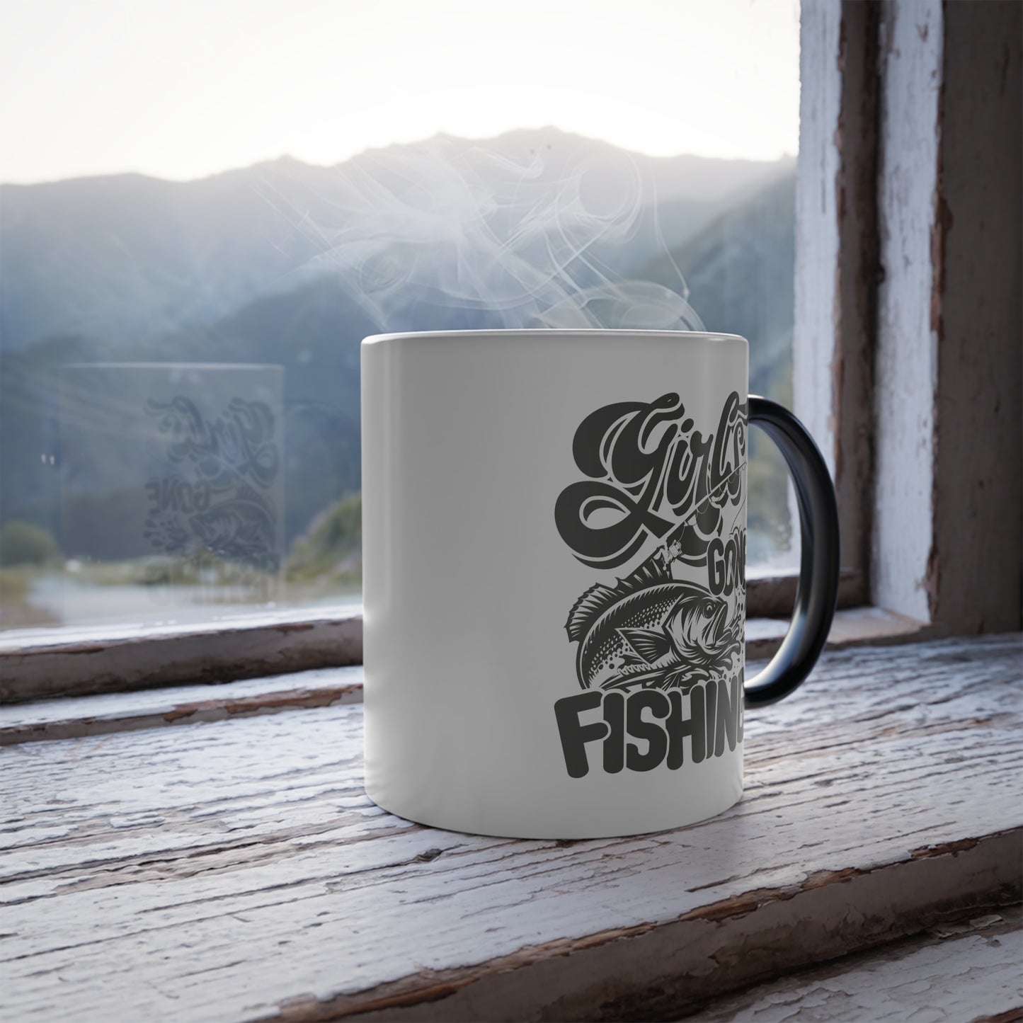 Girls gone fishing mug